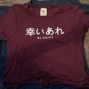 Xl- be happy shirt